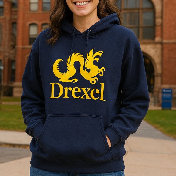 Official Drexel University Fanatics Hoodie unisex (Small, NWOT) - Picture 1 of 5